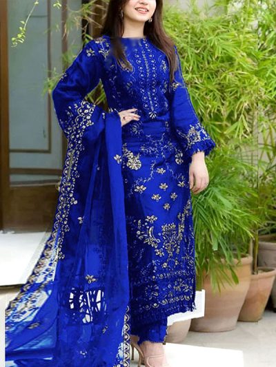 (ST-22) Lawn Cotton Dress Unstitched