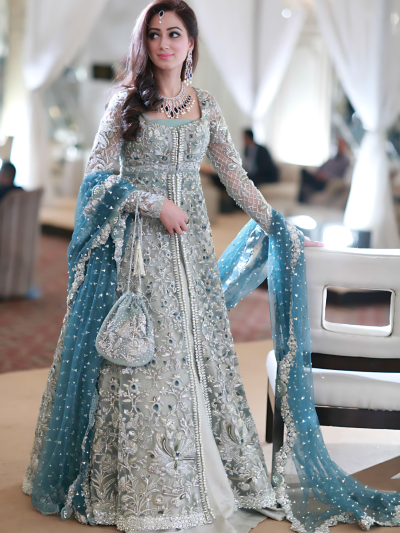 Elegant Chiffon Wedding Heavy Embroidered Dress Chiffon Heavy Emroidery Dupatta 3 Pec Suit UnStitched (ST116)