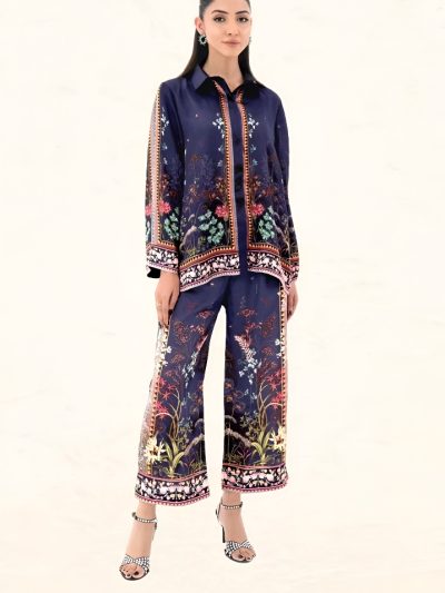 3 Pec Digital Printed Lawn Dress With Printed Lawn Dupatta & Lawn Trouser (Unstitched) (ST175)