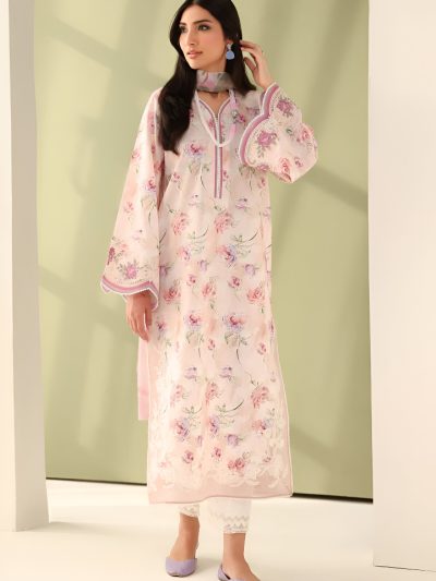 Banadora Printed Lawn Dress With Airjet Printed Lawn Dupatta (Unstitched) (ST169)