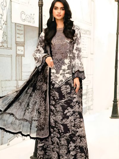 Original Digital Printed Lawn Dress With Printed Lawn Dupatta & Lawn Trouser (Unstitched)(ST134)