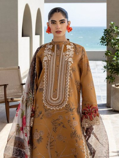 Digital Printed Karandi Dress With Karandi Printed Dupatta (Unstitched) (ST309)