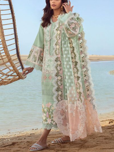 Lawn Chicken Karri Embroidered Dress With Jacquard Embroidered Dupatta (Unstitched) (ST366)