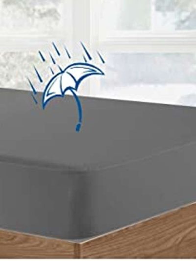 WATERPROOF MATTRESS PROTECTOR Dark Grey - KING SIZE