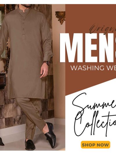 Fine Quality Soft Wash n Wear Unstitched Men's Shalwar Kameez (ST-MSK-79)