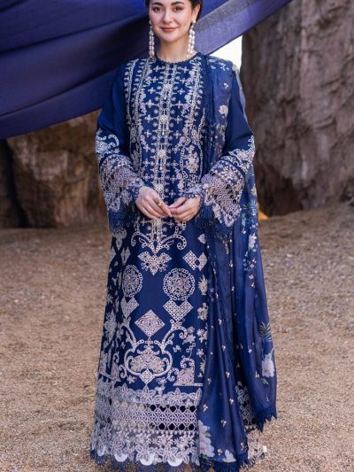Lawn Headskip Heavy Embroidered Dress With Digital Printed Dupatta (Unstitched) (ST459)